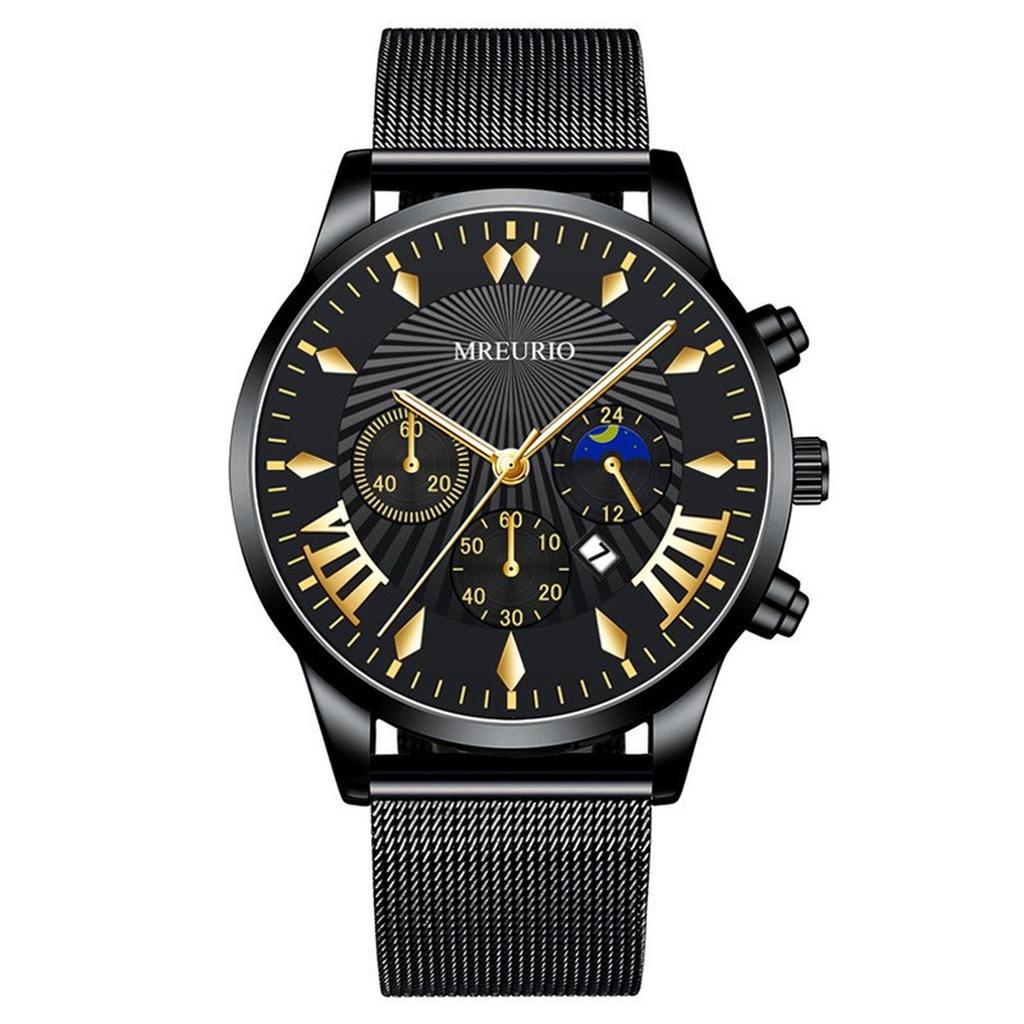 Men's Waterproof Luminous Running Alarm Clock Watch