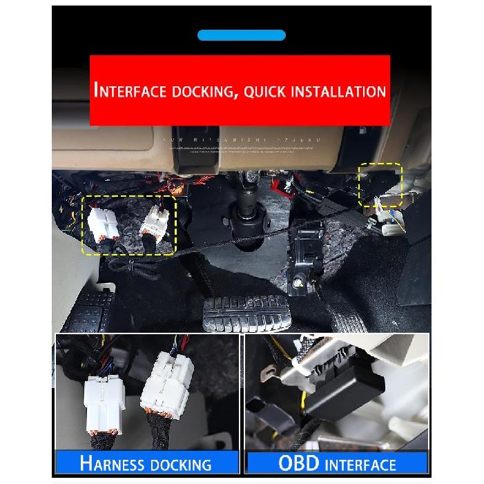 For Mitsubishi Pajero Montero Self-Locking Device V97 V93 OBD Adapter Cable OBD Automatic Locking Device Module Accessories