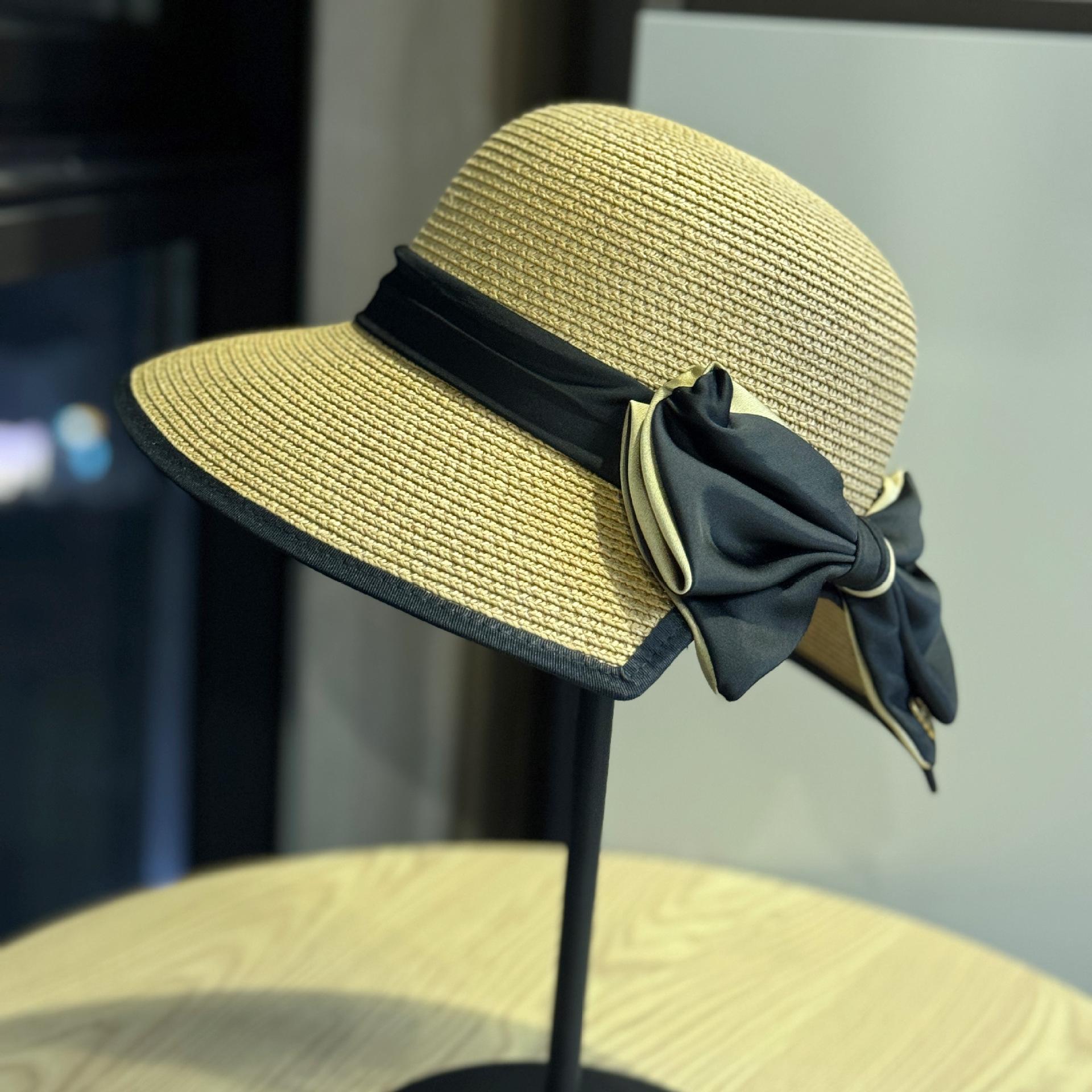 

New Summer Hats for Women Featuring Irregular Bow Designs, Foldable Straw and Fisherman Styles, Versatile Sun Hats Adjustable хакі
