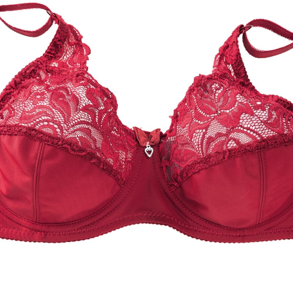 Sutiã de renda feminino bordado floral bralette com aro minimizador sutiãs sem forro 3/4 xícaras sutiã sem enchimento sutiã plus size sutiã