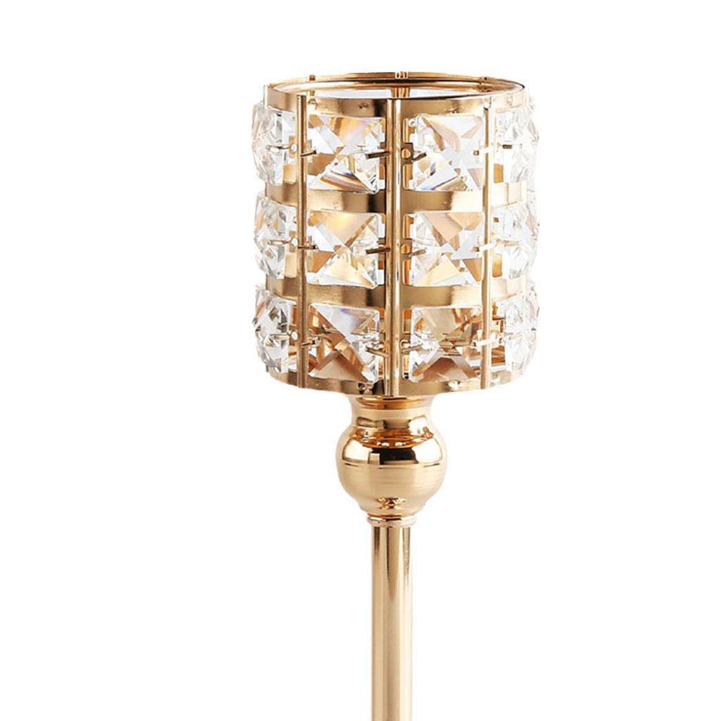 Candelabru elegant din cristal suport lumânare piesă centrală petrecere sfeșnic decor casă
