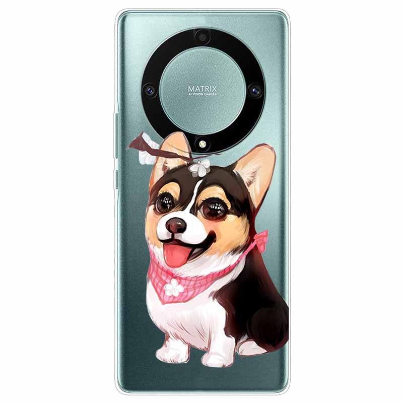 Custodia per Honor Magic6 Lite 5G Trasparente TPU Silicone Funda Capa per Honor Magic 6 Lite Coperture Morbide Magic6Lite Trasparenti Coques borsa