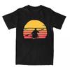 Retro Kayaking Sunset Graphic T-shirt