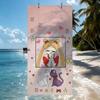 S-SailorES M-MoonS PINK GIRL HEART Towel Quick Drying Beach Towels Are Suitable For Swimming Pools Camping Yoga And The Gym