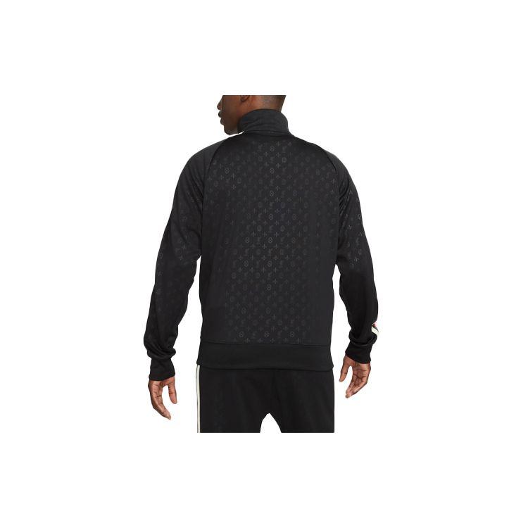 Nike Liverpool N98 Strickjacke mit Stehkragen und Streifenlogo Herren Oberbekleidung Schwarz DB2944-010