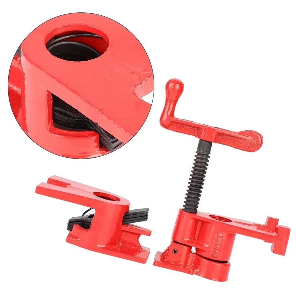 26.5mm Quick Release Heavy Duty Wide Base Iron Wood Metal Clamp Set Wood Clamp 4 Set Woodworking Workbench Woodworking Workbench