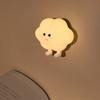 USB Rechargeable Mini LED Night Light Cartoon Star Moon Silicone Touch Lamp for Kids Bedroom Bedside Nursery Decoration  Gift