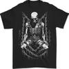 A Skeleton In Bondage Skull Horror Gothic Goth Mens T-Shirt Unisex T-Shirt