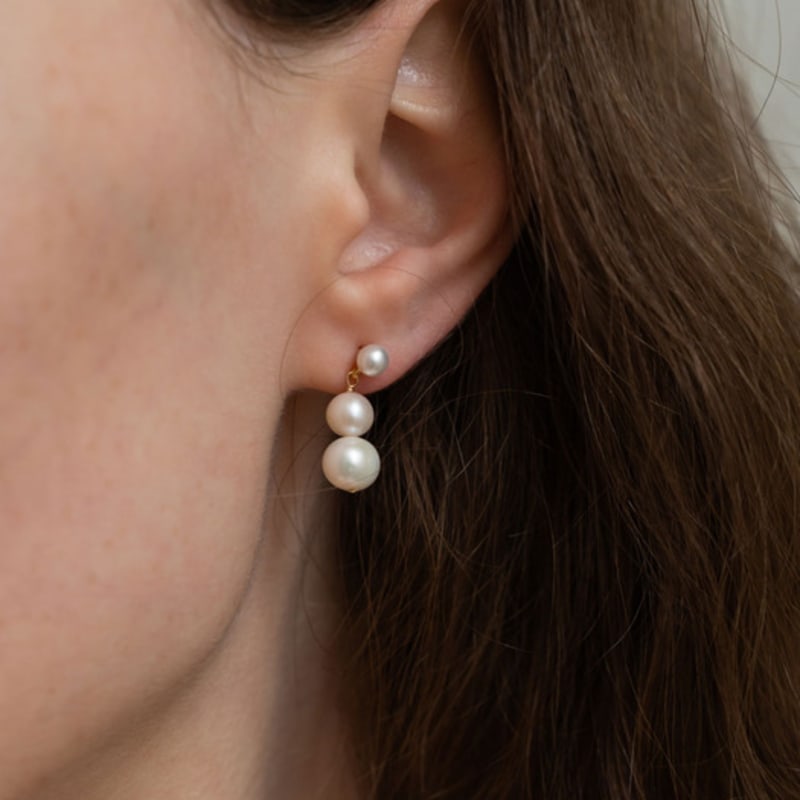 Aube de moi Crescendo Pearl Drop Earring