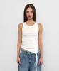 Saendeulig String Layered Sleeveless_White