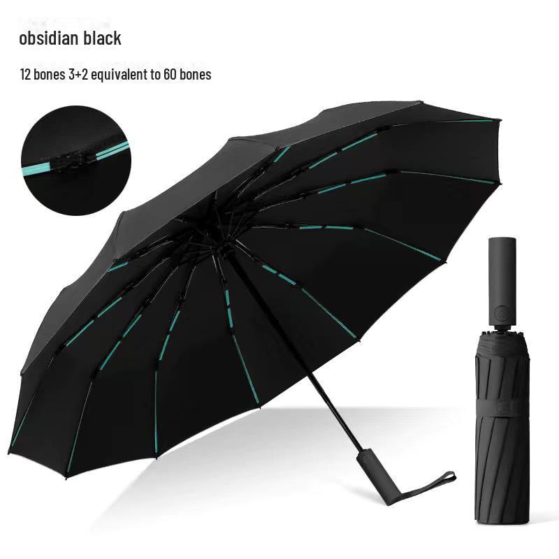 Parapluie pliant automatique pour femme avec protection UV et logo