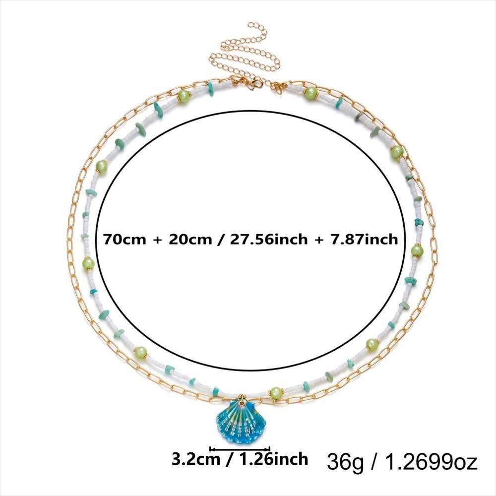 Double Layer Boho Waist Chain Bohemian Style Body Chain Belt New Seashell Belly Chain Beach