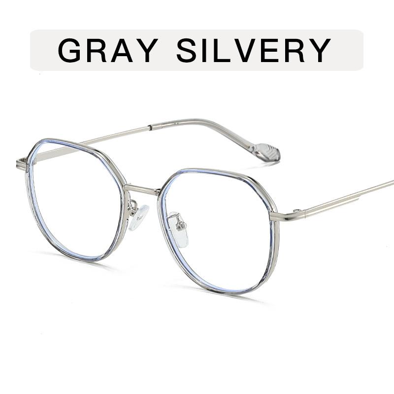 New Style Eyeglass Frames Polygon Shape Anti Blue Light Man Glasses TR90 Material Trendy Stylish Women's Glasses Frame