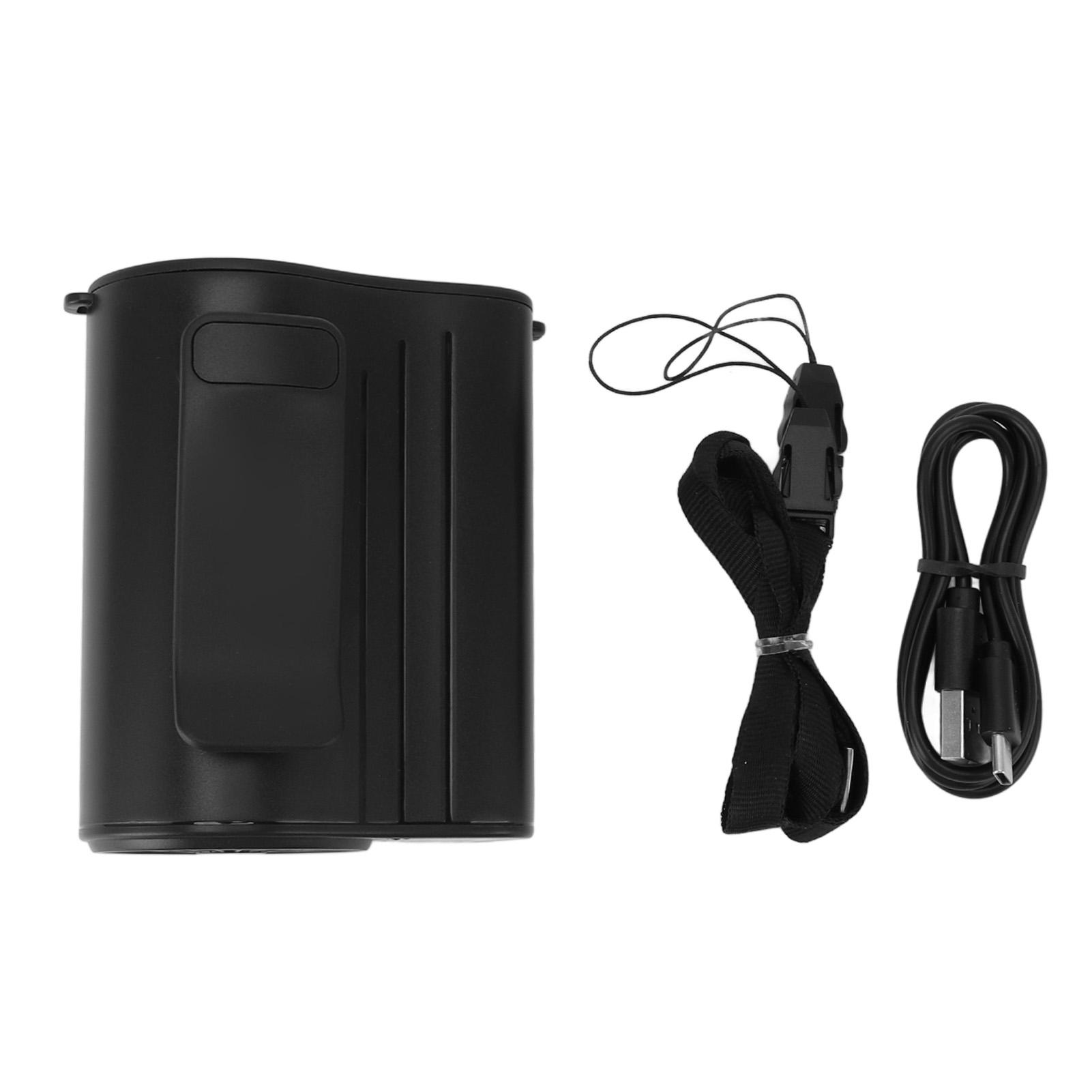 

Portable Waist Fan 4000mAh Adjustable Quiet USB Rechargeable Clip On Wearable Neck Waist Cooling чёрный