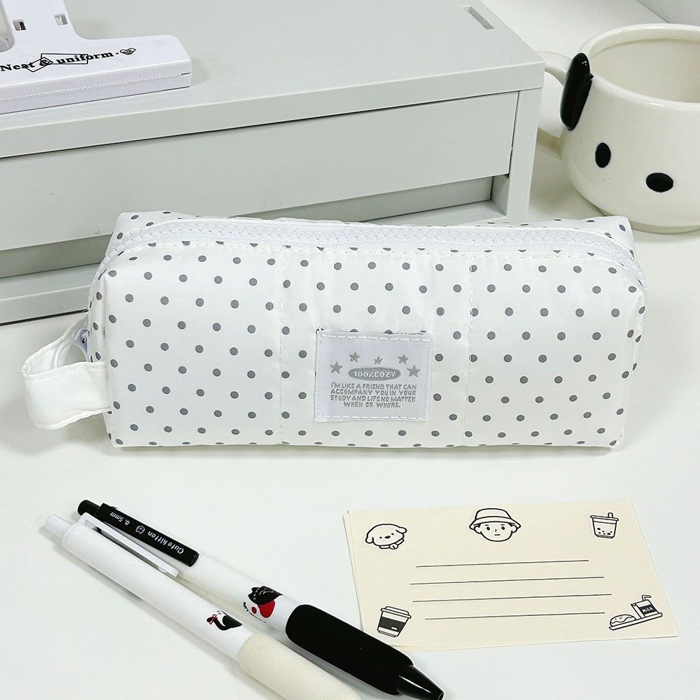 Portable Fabric Pen Case With Large Capacity For Students And Office Use