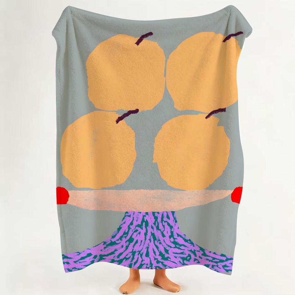 Illustrator M Matias Larrain Throw Flannel Throw Blanket Suitable for Sofa Living Room Bedroom