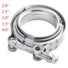 V Band Clamp Male Female Exhaust Flange 304 Stainless Steel Turbo Muffler Pipe Kits Release Car Accessories 2"2.5"3"3.5" 4" Inch