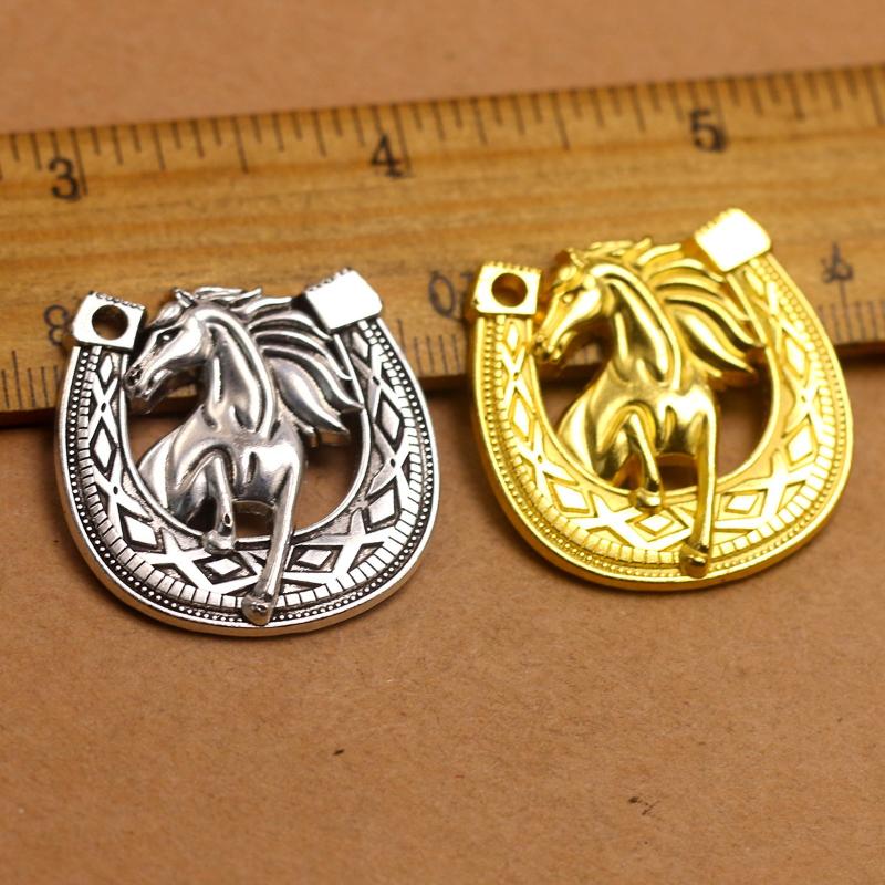 Keychain Holder Souvenirs Gift Vintage Antique Gold Silver Color Horse Pendant Keyring Accessories Gift Jewelry Keychain