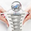 New Magnetic Lock Buckle Shoelace Small White Sneakers Shoes Lace Children Adult Elastic Shoelaces Free Tie Artifact Accessories