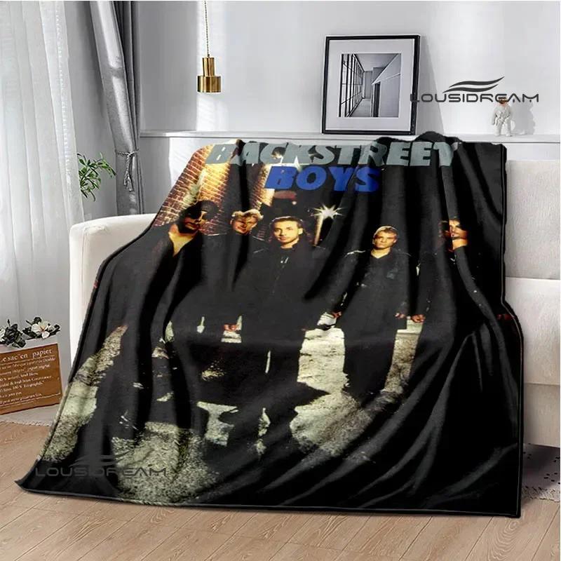 BSB Band Backstreet Boys Print Blanket Picnic Blanket Flannel Warm Blankets Soft Cozy Blankets Home Travel Blanket Birthday Gift