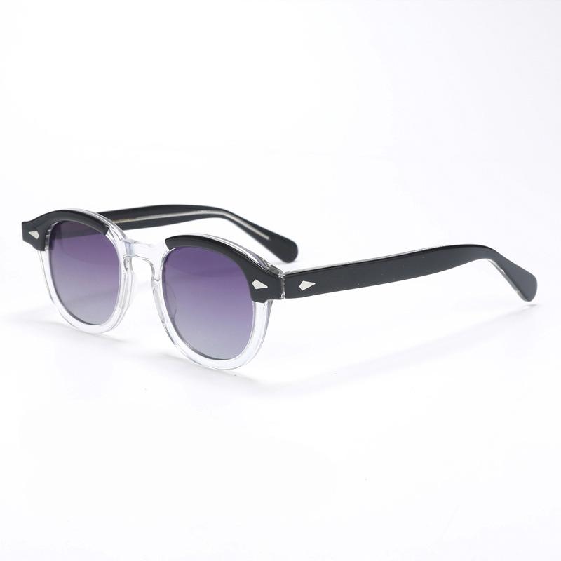 Lunettes de soleil polarisées Lunettes de soleil rétro à monture pour hommes