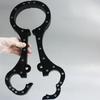 Manette di Cristallo Poni al Collo Gabbia di Restrizione Manetta Poni al Collo Bondage Collare al Collo Bloccabile Giocattoli Sessuali per Uomini Donne