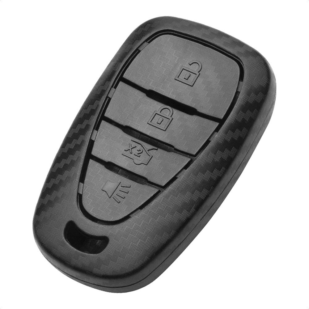 TANGSEN Chevrolet Smart Key Case for Chevrolet Mailibu Camaro Cruze Equinox and More Key 4 buttons чёрный