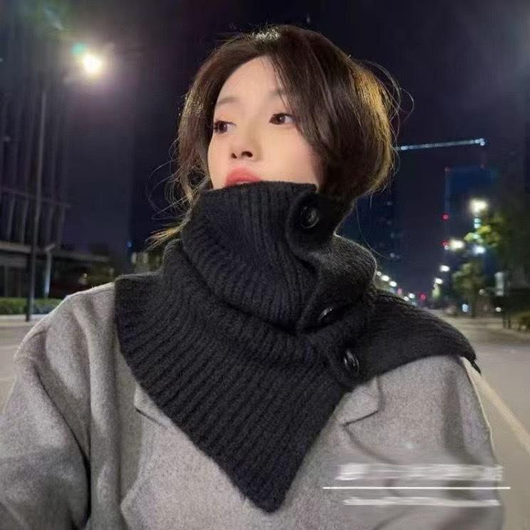 Autumn and winter new thickened double-sided thousand bird grid versatile warm scarf atmosphere student department simple grid