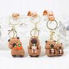 Capybara Keychain Keyring Strap Pendant For Bag Keys Pencil Case Backpack