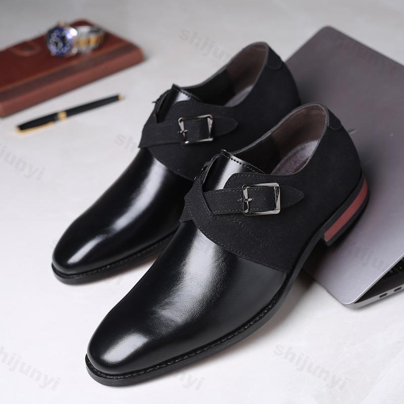 Fashion Men's Leather Shoes 2025 High-quality Business Casual Shoes Fashion Formal Spring Autumn Luxury Designer Dress Shoes Size 39-44
