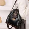 Vintage Backpack For Women High Quality PU Leather School Bag Large Capacity Travel Rucksack