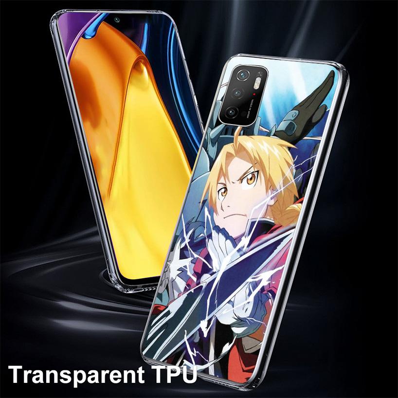 Fullmetal Alchemist Anime Phone Case For Xiaomi Poco X7 X6 X5 Pro F7 Ultra Redmi 15C 15 13C 13 12C 12 10 10A 10C 9 9A 9C 9T Cove