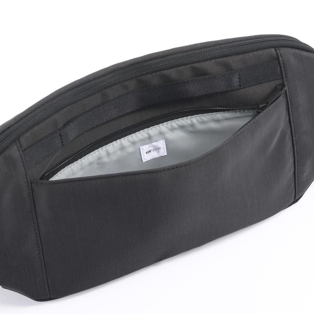 Ace Gene Erweiterbare Sling Bag, B5-kompatibel, 10,1-Zoll-Tablet-Aufbewahrung, "CROSSLING-HCrossling Heather," Wasserabweisend, Nein. 68027