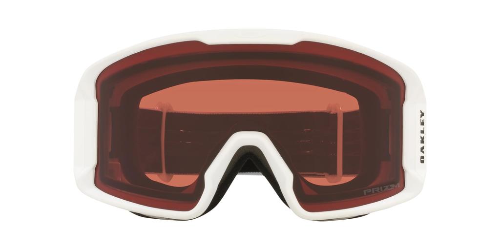 Oakley LINE MINER M Matte Garnet One Size Goggles, White/Prizm Lens,