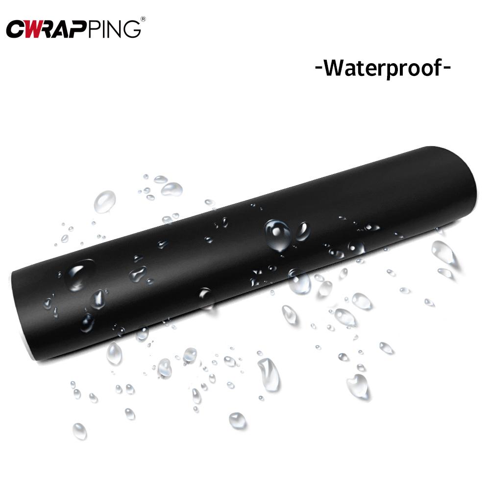 Matte Black Vinyl Self-adhesive Wall Wallpaper Home Decor PVC Waterproof Decorative Wall Decals Furniture Adhesive Paper Sticker