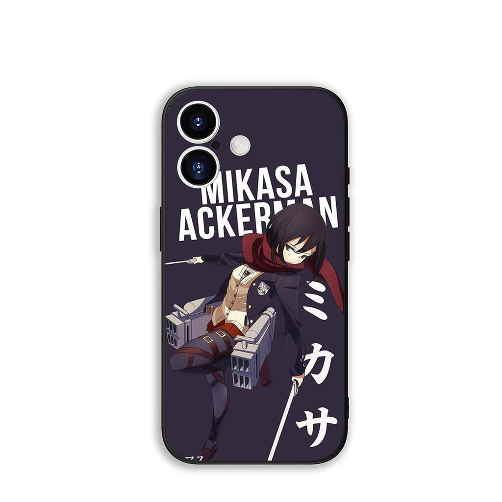 Coque Cover for OPPO A80 A60 A40 A38 A79 A16 A17 A58 A78 A94 A95 A57 A15 A74 A53 A96 A98 Case Attack On Titan Levi Eren Jaeger
