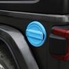 Blue Fuel Tank Cover Oil Gas Cap Cover Trim Decor For 2018+ Jeep Wrangler JL ABS