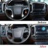 Steering Wheel Cover Trim Interior Accessories For Silverado GMC Sierra 2014-18