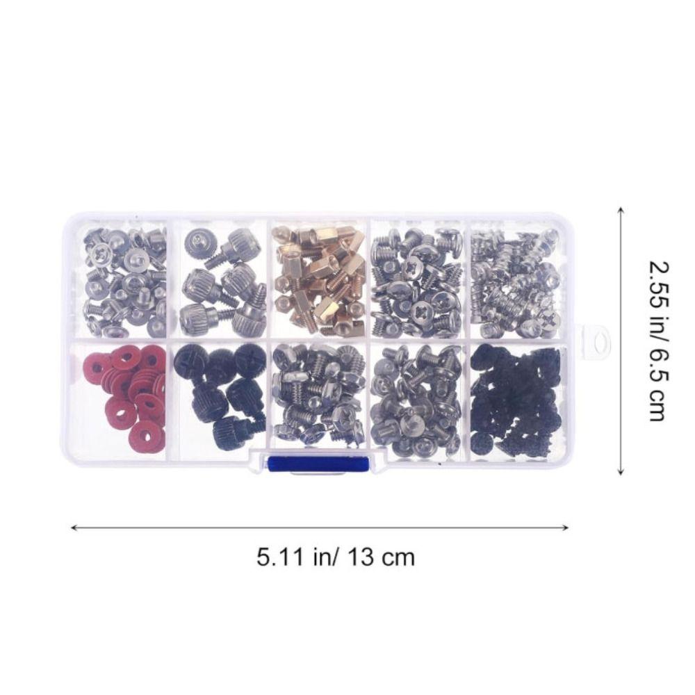 228pcs Computer Repair Bolt Assortment Kit Hardware Tools Washer Assortment Kit  Computer DIY