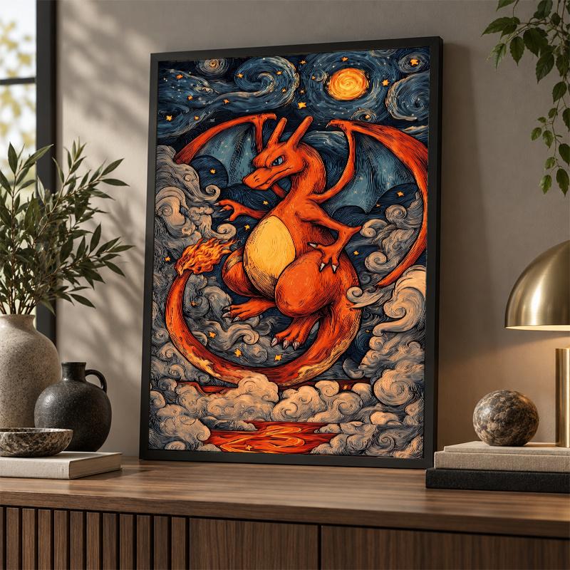 5D Diamond Painting Charizard DIY Full Drill Diamond Art Kit Home Decoration