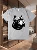 Men's 100% Pure Cotton Short Sleeved T Shirt in Pure White Which Is Slightly Elastic and Versatile
