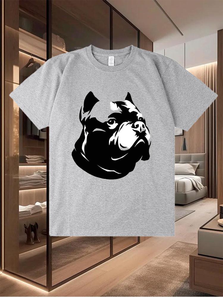 Men's 100% Pure Cotton Short Sleeved T Shirt in Pure White Which Is Slightly Elastic and Versatile