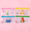 Clear Mesh Pencil Case with Zipper Large Capacity Transparent Stationery Bag for Students Exam Compliant Portable Multi-Purpose Makeup Travel