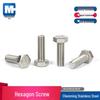 304 Stainless Steel Hex Head Bolts, Screws M14-M18 Full Thread
