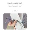 Men Pure Titanium Rimless Eyeglasses Frame Women Blue Light Blocking Lens Frameless Glasses Prescription Myopia Reading Eyewear