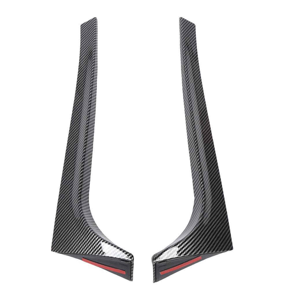 Pair of Rear Window Side Spoiler Wing Cover Trim Sporty Look Back Window Side Splitter Replacement for MK5 R32 2003-2008
