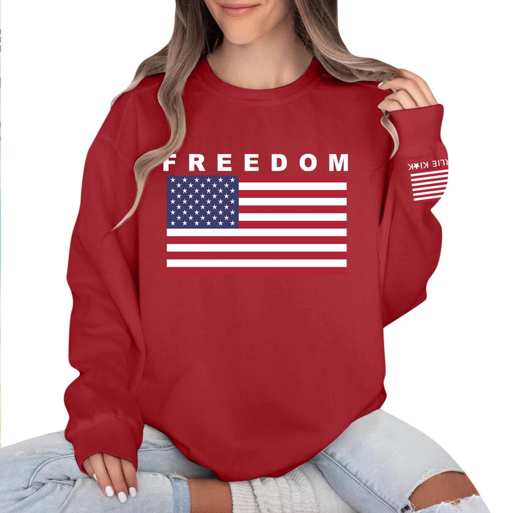 Women's Colorblock Sweatshirt Long Sleeve Round Neck Casual Comfortable Loose Lightweight Women's Sweatshirtt