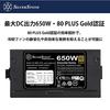 SilverStone Essential Series Semi-Modular 80Plus Gold Certified ATX Power Supply, 650W, SST-ET650-HG-Rev