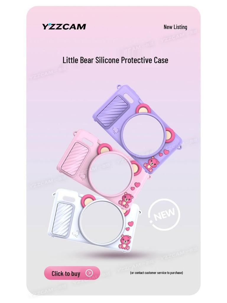 High-Definition Retro CCD Mirrorless Camera for Students and Parties - Perfect Entry-Level Camera for Girls