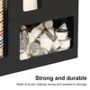 Coffee Cup And Lid Holder Organizer Acrylic Dispenser for Disposable Cups Condiments Straws Storage Rack for Home Office Bar